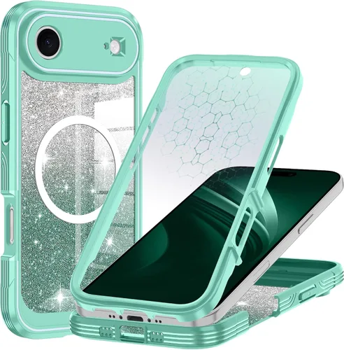 Miniatura 18 de Hekodonk Funda para iPhone 15 Pro Max, compatible con Magsafe [protector de pantalla de vidrio templado integrado y protección de lente de cámara]