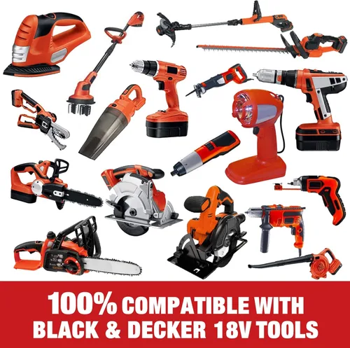 Miniatura 5 de DSANKE HPB18 Batería de iones de litio de 18 V 6.0 Ah de repuesto para Black and Decker 18 voltios para batería 244760-00 HPB18 A1718 A18 A18E