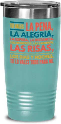 Miniatura 10 de Regalo para esposo Taza de café para esposa Perfecto regalo para graduados, profesionales y estudiantes Vaso con afirmaciones positivas, Negro