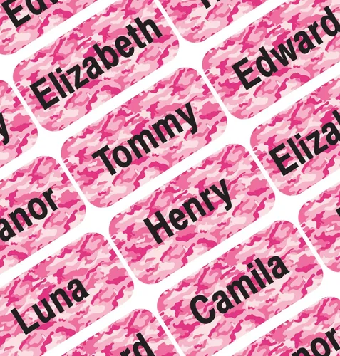 Miniatura 16 de Etiquetas de Nombre Personalizadas para Niños – 60 Etiquetas Impermeables de Pelar y Pegar para Ropa, Cajas de Almuerzo, Botellas de Agua, Bolsas