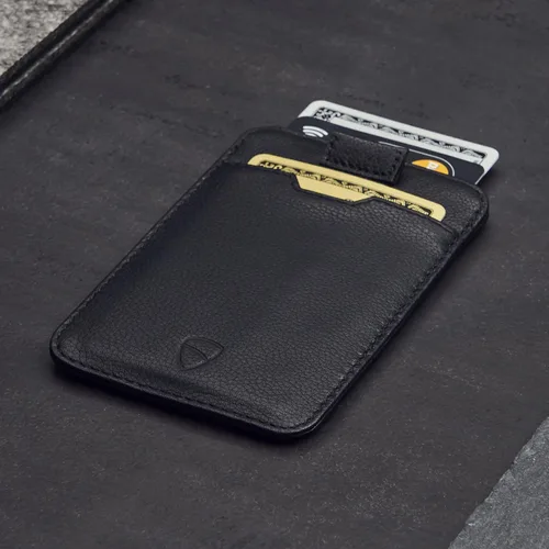 Miniatura 41 de Vaultskin CHELSEA - Cartera de piel delgada con bloqueo RFID para hombre, tarjetero minimalista con bolsillo frontal