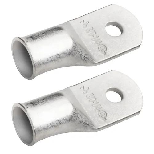 Miniatura 158 de SELTERM 5 piezas terminales de cable de cobre estañado 1/0 AWG perno de 1/2", extremos de cable de batería, terminales de anillo, conectores