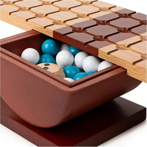 Miniatura 3 de Rock Me Archimedes, Juego de mesa familiar de rompecabezas de equilibrio y estrategia con canicas, juguete educativo STEM retro, para adultos