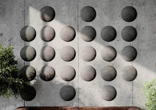 Miniatura 59 de Paneles de arte acústicos decorativos de terciopelo suave para pared, azulejos absorbentes e insonorizantes ecoamortiguadores, tablones suaves Blanco
