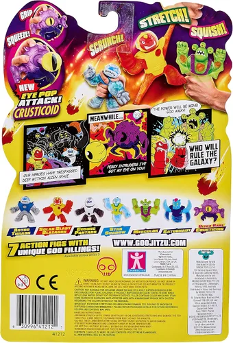 Miniatura 5 de Heroes of Goo Jit Zu - Crusticoid Ultra Raro, figura de acción de Galaxy Attack, 41212