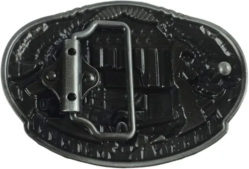 Miniatura 2 de Hebilla para cinturón de camión estadounidense de motociclista (TRK-02), metálica, talla única para todos