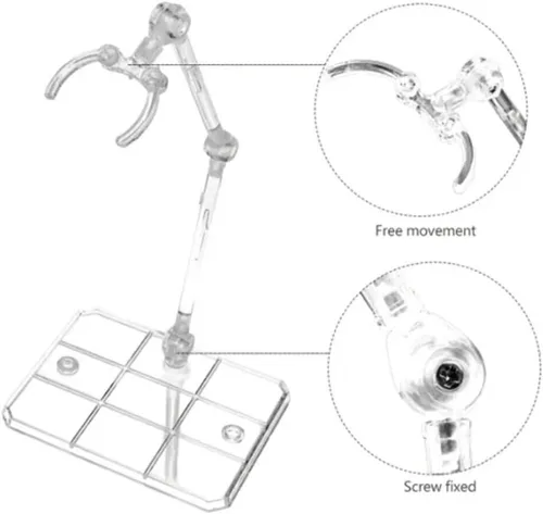 Miniatura 4 de TEAMWILL Soporte de soporte ajustable para figura de acción, 12 uds