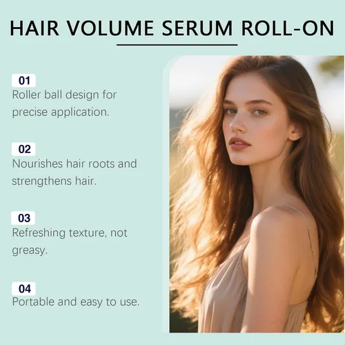 Miniatura 4 de Suero Roll-On para el Crecimiento del Cabello Mezcla con 3% de Romero, 3% de Redensyl, 2% de AnaGain, Biotina y Niacinamida Sin Enjuague