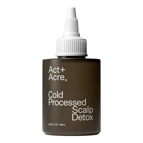 ACT+ ACRE Aceite de desintoxicación del cuero cabelludo procesado en frío, cuidado sin sulfatos para cuero cabelludo escamoso, seco y con picazón,