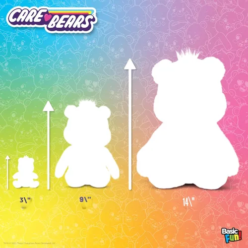 Miniatura 7 de Care Bears Peluche de tamaño mediano de 14 pulgadas - Oso acogedor para dormir