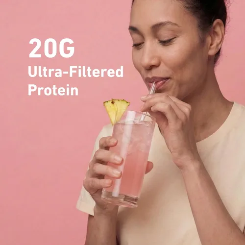 Miniatura 4 de Isopure - polvo de proteína de suero de leche con sabor a fruta ligera refrescante