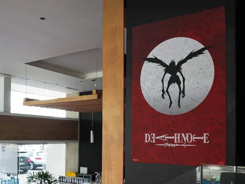 Miniatura 8 de Póster de Death Note de la serie manga de anime, decoración de habitación de adolescentes, póster de 12 x 18 pulgadas