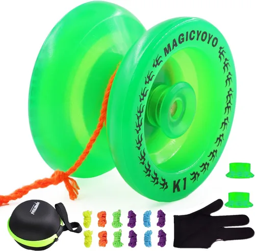 Miniatura 7 de MAGICYOYO K1 Yoyo Yoyo profesional sensible para niños, adolescentes y adultos, trucos de giro de dedos, yoyos para principiantes a avanzados