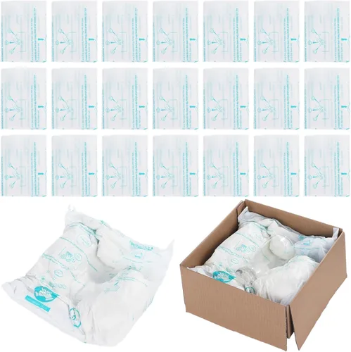 Miniatura 11 de Bolsas de espuma para envío, 8 unidades de 20 x 24 pulgadas, prácticas bolsas expandibles activadas por temperatura, embalaje rápido instantáneo, 8