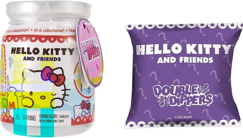 Miniatura 6 de Mattel Sanrio - Figuras coleccionables de Hello Kitty (2 pulgadas) con sombrero y accesorios de postre, paquete sorpresa para ciegas, inmersión