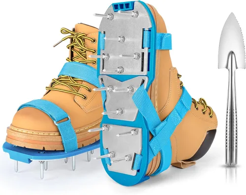 Miniatura 11 de Zapatos aireadores de césped para césped, zapatos aireadores de césped premontados para césped, herramienta aireadora de suelo para aireación
