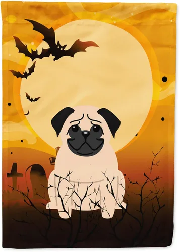Miniatura 21 de Caroline's Treasures BB4307GF - Bandera de Halloween Airedale para jardín, bandera decorativa para patio exterior, obras de arte de patio, macizos