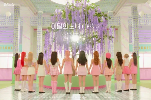Miniatura 7 de Monthly Girl LOONA Flip That Summer Special Mini Album A Version CD+1p Folding Poster On Pack+100p PhotoBook+1p AR PhotoCard+3p PhotoCard+2ea