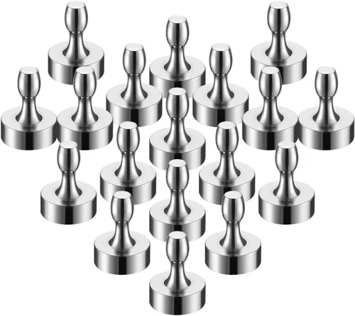 Miniatura 8 de BTLIN Imanes de Nevera Extra Fuertes, Alfileres Magnéticos Grandes y de Alta Resistencia para Cocina, Refrigerador, Tablero de Anuncios de Metal