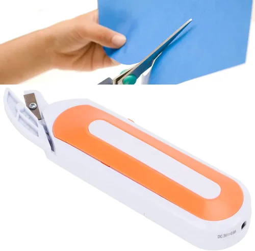 Miniatura 4 de Tijeras eléctricas inalámbricas Mini Blis Abs cuchillas de metal Fuente de alimentación dual Portátil Pequeño Soportes Cortadores Tijeras Tijeras