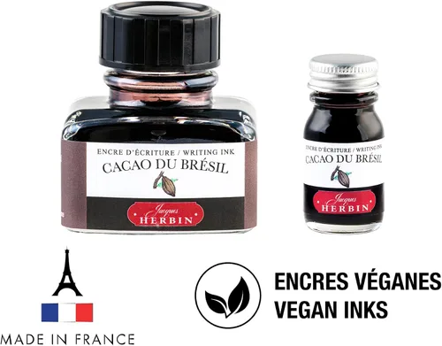 Miniatura 7 de Tinta para pluma estilográfica Herbin - 1.0 fl oz Embotellada - Cacao du Bresil