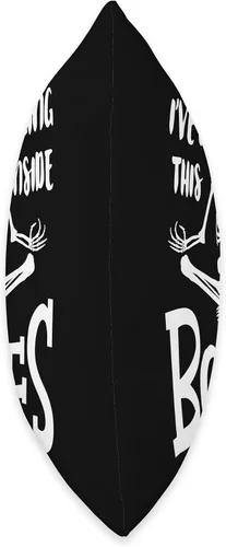 Miniatura 2 de Art Halloween Ghosts Decorations Helloween Party I've Got This Feeling Inside My Bones - Almohada de Halloween para mujer, 16 x 16 pulgadas