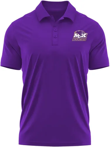 Miniatura 241 de Camisa polo deportiva oficial de la NCAA Collegiate para hombre, colección con logotipo en el pecho izquierdo