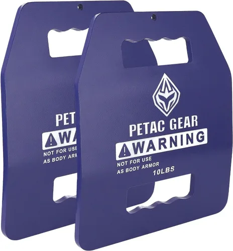 PETAC GEAR Placas de Peso Tácticas Para Chaleco Con Peso Para Hombres Entrenamiento, 5/10/15/20 LBS Equipo de Chalecos de Entrenamiento de Fuerza