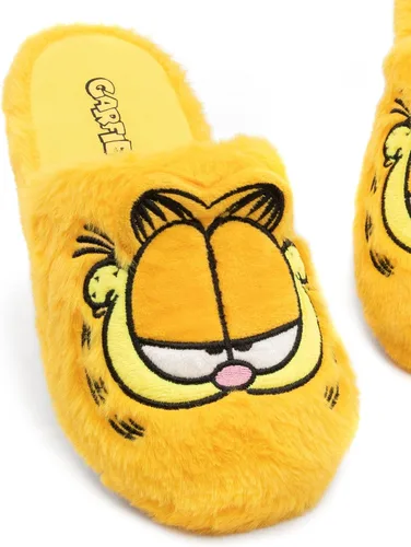 Miniatura 5 de Garfield Adult Orange Slippers Lazy Tabby Cat Fluffy Slip On House Sliders Merchandise