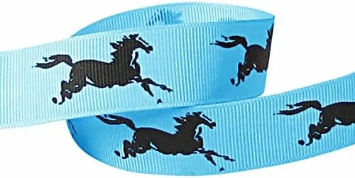 Juego de cinta de tela de grogrén de 7/8 pulgadas para envolver paquetes de regalo, clip para el pelo, manualidades, decoración (10 yd-(2 x 5 yd)
