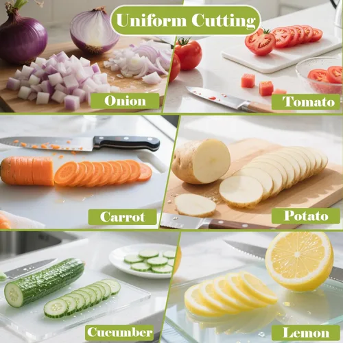 Miniatura 7 de FANTEXY Soporte de cebolla para rebanar, rebanador de cebolla y ablandador de carne, acero inoxidable extra grande de 16 puntas, picador de verduras