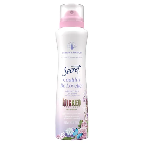 Secret Desodorante en aerosol antitranspirante para mujer, No Podría Ser Más Encantador, 3X Protección contra el sudor, 72 horas de protección