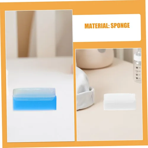 Miniatura 8 de Juego de 2 cepillos sensoriales para recién nacidos, cepillos de esponja de baño suaves para baby shower, entrenamiento sensorial para masaje suave
