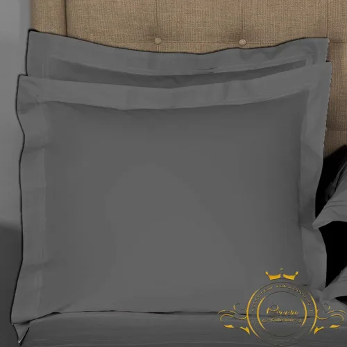 Miniatura 9 de Crown Collection Juego de 2 fundas de almohada estándar de 20 x 26 pulgadas, hipoalergénicas de 600 hilos, 100% algodón egipcio, fundas de almohada