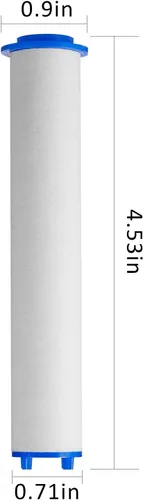 Miniatura 2 de Filtros de ducha para cabezales de ducha filtrados (paquete de 4), filtro de repuesto para cabezal de ducha de filtración desmontable de mano
