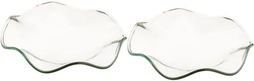 2 piezas de aceite esencial calentador de spa difusor de aceite esencial de vidrio reemplazo plato de calefacción de aceite plato aroma lámpara