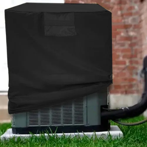 Miniatura 5 de Cubierta de Aire Acondicionado para Unidades Exteriores con Correas Resistentes al Viento y Hebillas Reforzadas 420D Cubiertas Cuadradas de CA