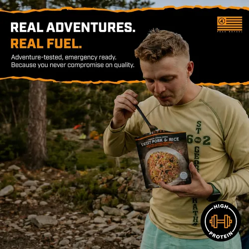 Miniatura 7 de Peak Refuel Comida seca congelada para mochileros y camping Sabor increíble Alta proteína Preparación rápida Peso ligero
