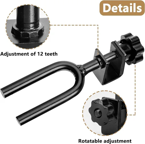 Miniatura 3 de Soporte de arco para árbol - Soporte ajustable para arco de caza de 12 dientes, fácil instalación, soporte para arco de árbol y accesorio de caza 1