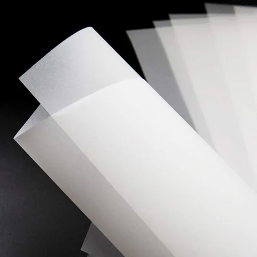 Miniatura 3 de 50 hojas de papel de calco, 8.5 x 11 pulgadas, bloc de papel de calco para artistas, papel de calco blanco, papel translúcido transparente