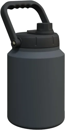 Miniatura 12 de Asobu Mighty - Jarra aislada de acero inoxidable de doble pared, 68 onzas, medio galón (mármol medianoche)