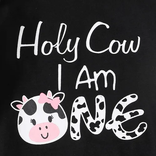 Miniatura 25 de Traje de primer cumpleaños para niña - Holy Cow I'm One