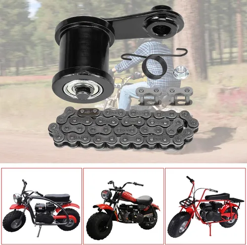 Miniatura 3 de GREHUA Tensor de Cadena para Mini Bicicleta & Cadena 420 de 42 Eslabones Compatible con Coleman CT200U CT200U-EX BT200X Hensim Baja Heat Warrior