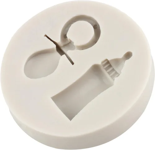 Miniatura 5 de Moldes de silicona para biberones para chupete de caramelo, para baby shower, decoración de pasteles, decoración de cupcakes, fondant, pasta de goma