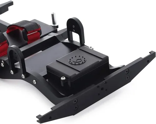 Miniatura 5 de Marco de chasis metálico a escala 1/10 con caja de transferencia de transmisión para camión RC Crawler RC4WD Gelande II FJ40 G2 D90 TF2 Defender