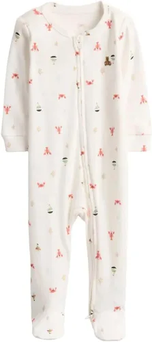 Miniatura 23 de GAP Traje de una pieza unisex para bebé con cremallera bidireccional y pies