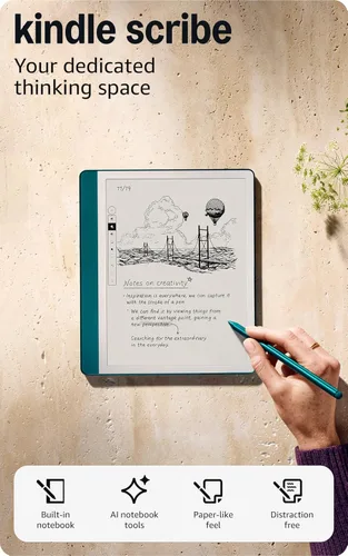 Miniatura 8 de Nuevo Amazon Kindle Scribe (16 GB). Pantalla rediseñada con bordes uniformes. Ahora escribe directamente en libros y documentos. Con resumen