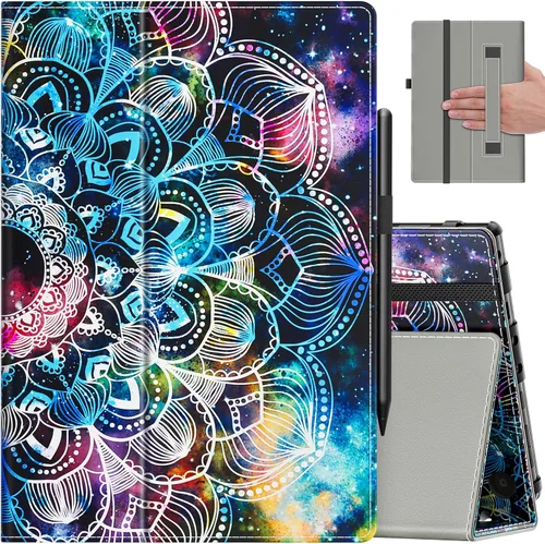 Miniatura 12 de VORI Funda para tableta Amazon Kindle Fire HD 10 (13ª/11ª generación 2023/2021) y Fire HD 10 Plus – Funda plegable delgada con función