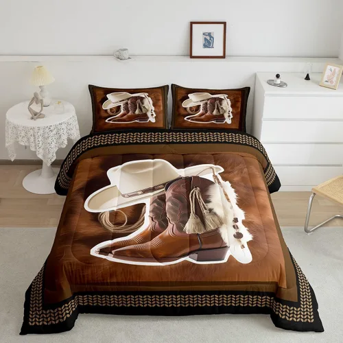 Miniatura 34 de Juego de ropa de cama de oso para niños y adolescentes, juego de edredón de animales salvajes para niños, adolescentes, naturaleza, vida silvestre
