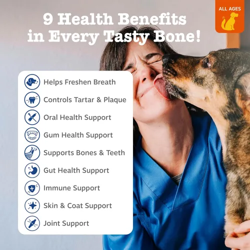 Miniatura 2 de Huesos dentales Zesty Paws - Lucha contra el sarro y la placa - Salud de las encías, dientes y huesos - Canela para el aliento de los perros - Apoyo